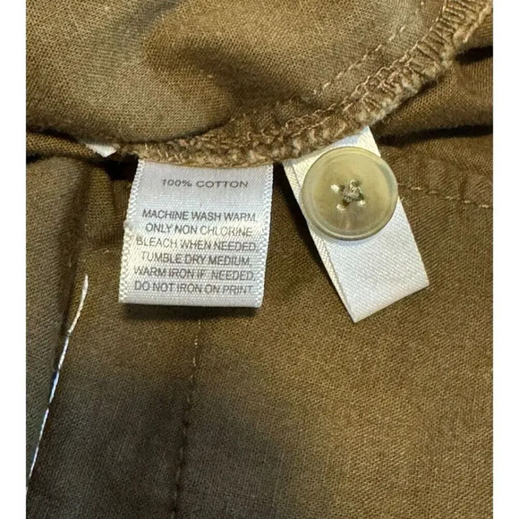 Ann Taylor LOFT Women’s Size 4 Greenish Brown Marisa‎ Twill Shorts - Picture 5 of 5
